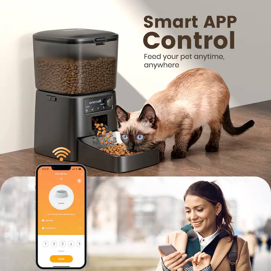 Smart APP Control  
Feed your pet anytime, anywhere