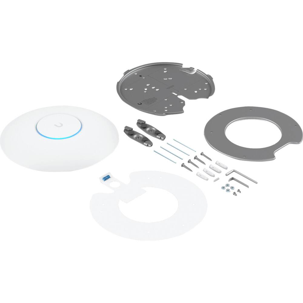 Alt View 3. Ubiquiti - Networks UniFi U6 Enterprise Wi-Fi 6E Tri-Band Access Point U6-Enterprise-US - White.