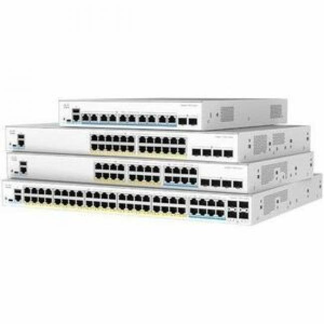 Front. Cisco Consumer Products - Cisco C1300X-10NU-2X Ethernet Switch - 10 Ports - Manageable - 5 Gigabit Ethernet, 10 Gigabit Ethernet, 25 Gigabit - Unknown.