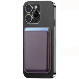 Kitcheniva - Magnetic Back Wallet Card Holder for iPhone & Samsung Phones - Brown