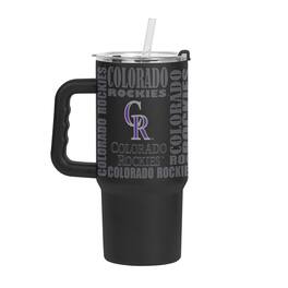 Logo Brands - Colorado Rockies 24oz. Replay Powder Coat Tumbler - Black
