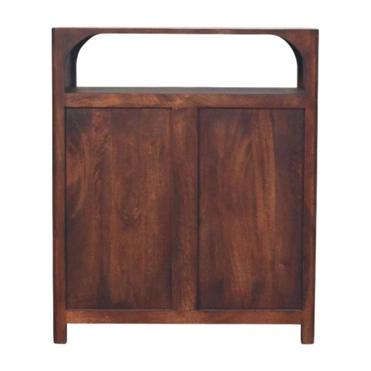 Alt View 5. Artisan Furniture - Artisan Furniture Solid Wood Arched Edge 3 Drawer Chest, Brown - Brown.