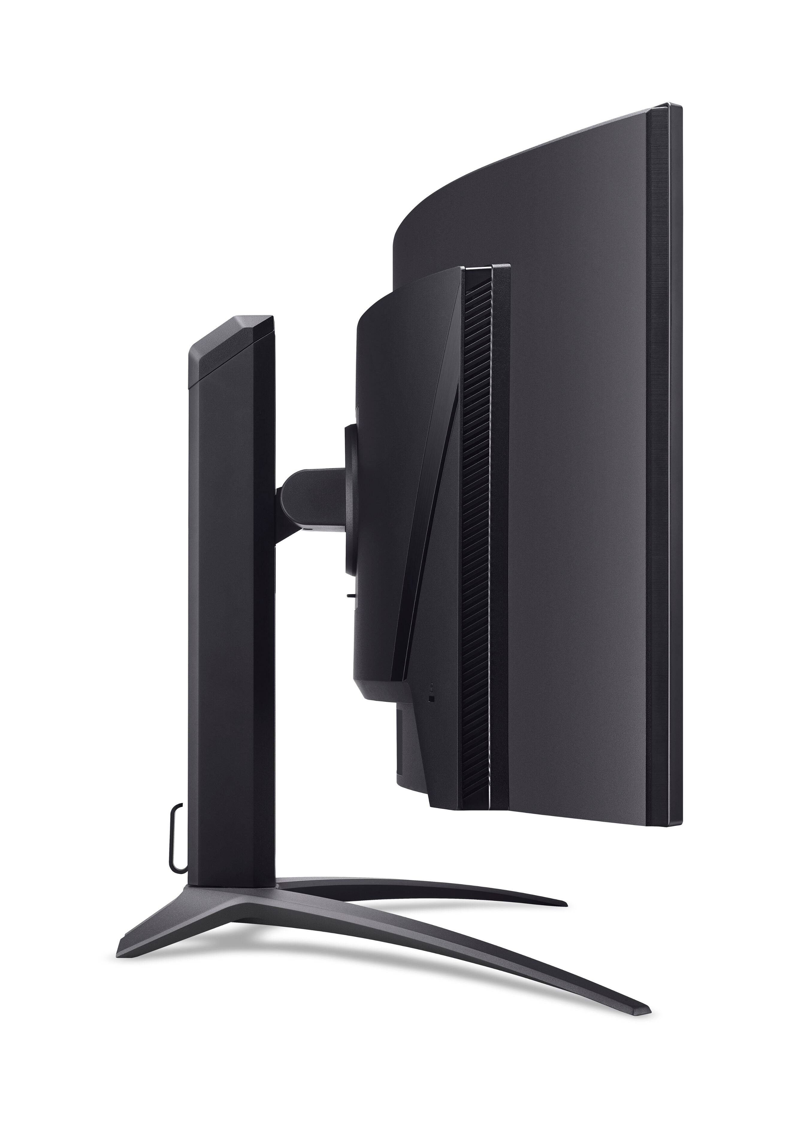 Angle. Acer - Predator 39" QHD OLED Curved 240Hz 0.01ms FreeSync Gaming Monitor with HDR (DisplayPort, HDMI) - Black.