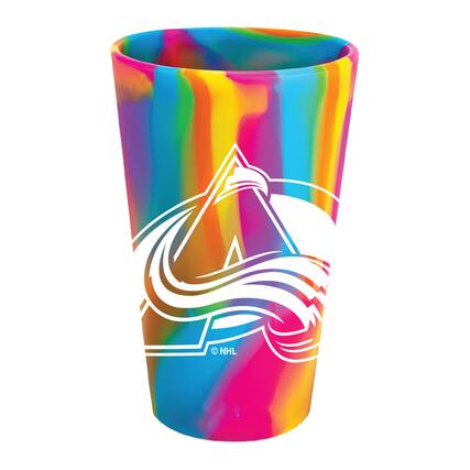 Front. WinCraft - Colorado Avalanche 16oz. Fashion Silicone Pint Glass - Multicolor.