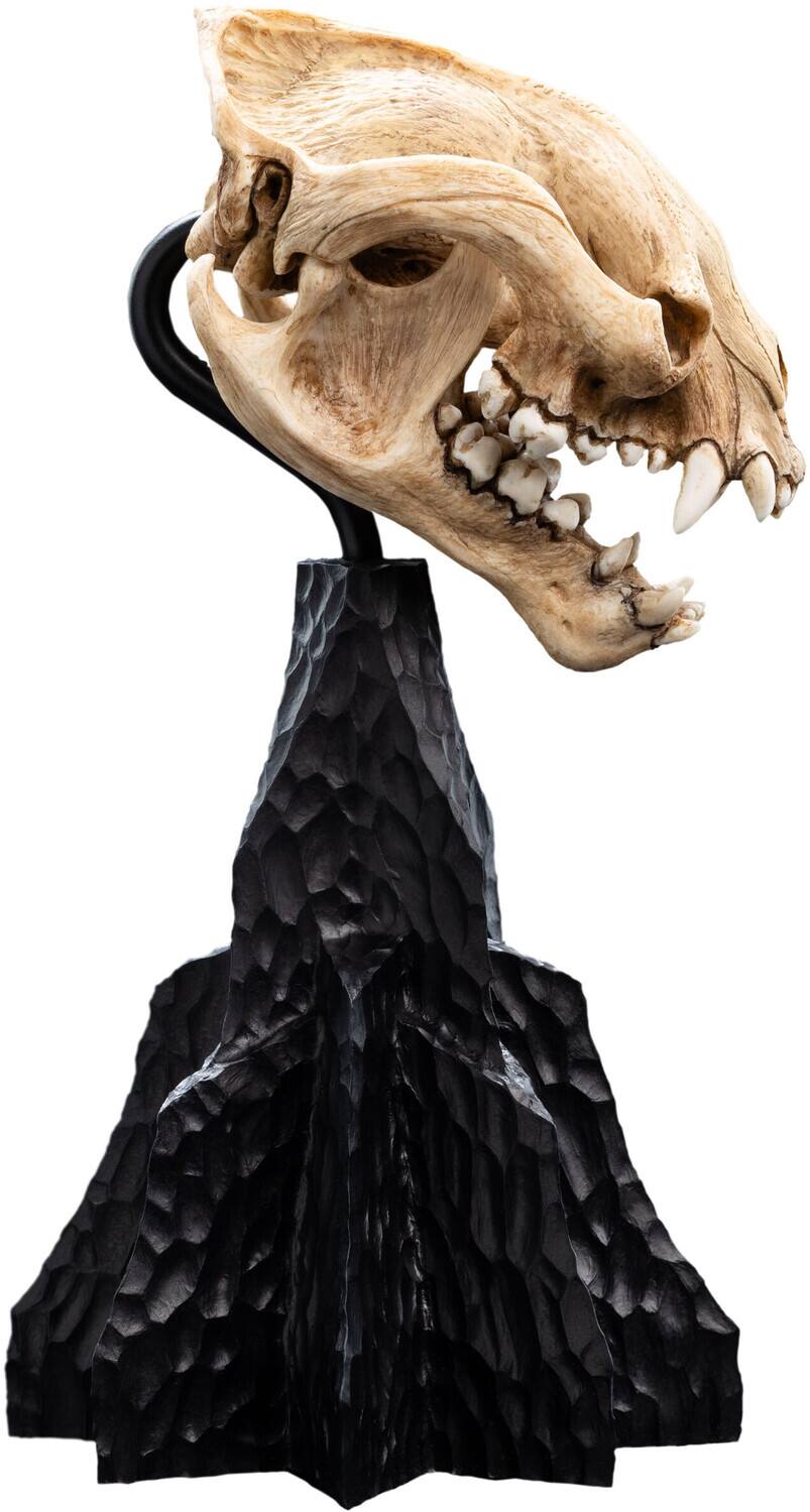 Alt View 3. Weta Workshop - WETA Workshop Polystone - The Lord of the Rings Trilogy - Skull of a Warg Miniature Polystone Statue - COLLECTIBLES - Multicolor.