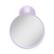 Angle. Zadro - LED Lighted Compact Mirror with 10X Magnification and Suction Cups for Easy Mounting - Lavender.