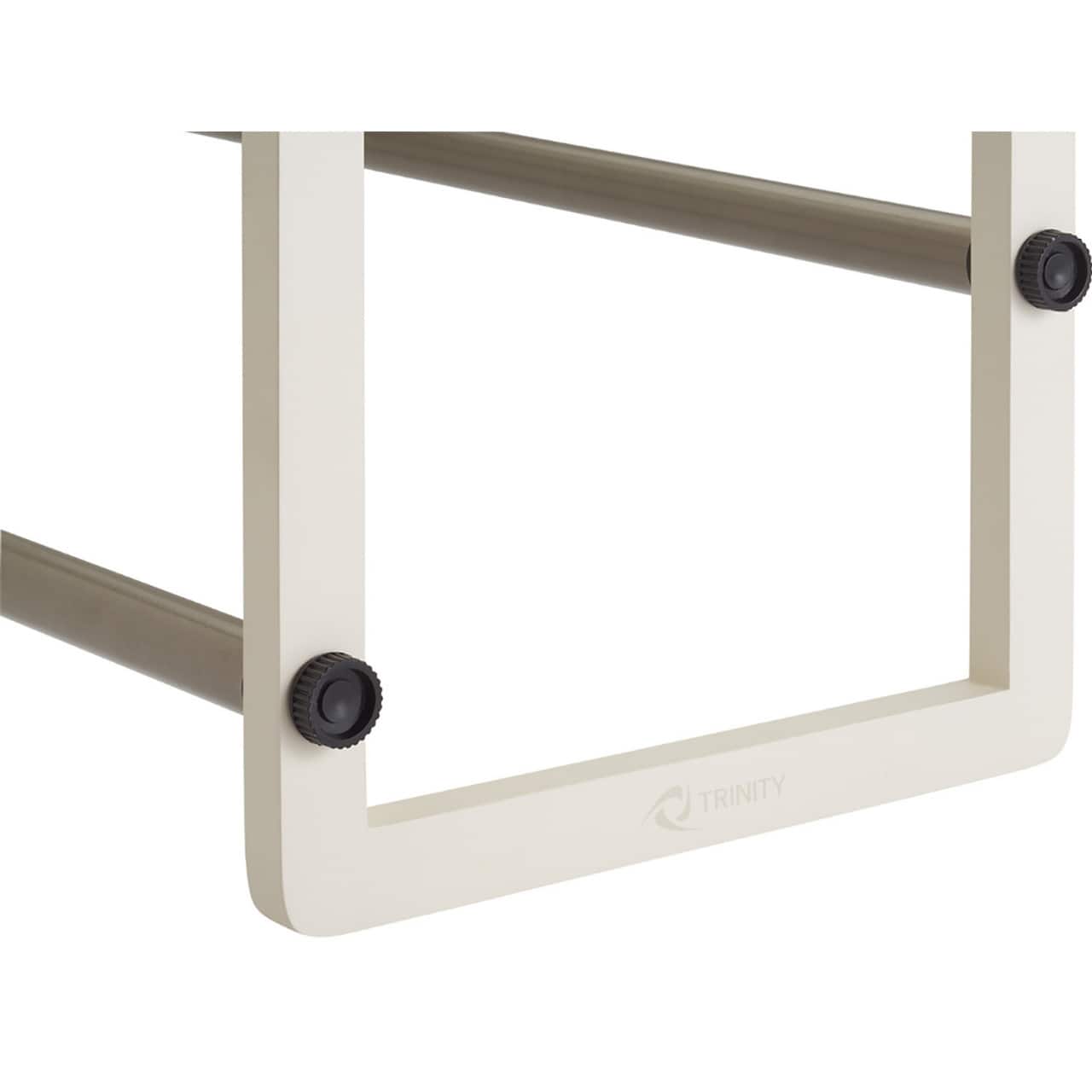 Alt View 13. TRINITY - BASICS 2-Tier Expandable Shoe Rack 2-Pack White - White.