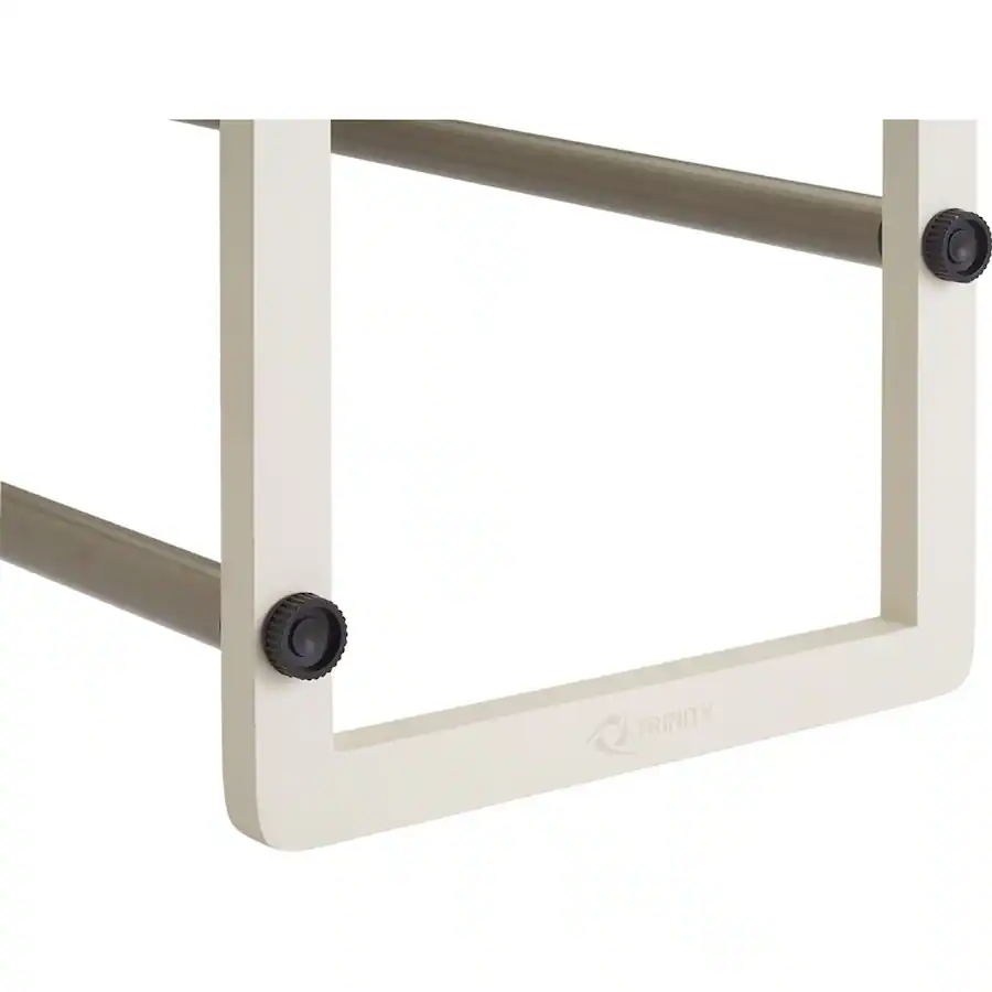 TRINITY BASICS 2 Tier Expandable Shoe Rack 2 Pack White TBFPNC-24062 ...