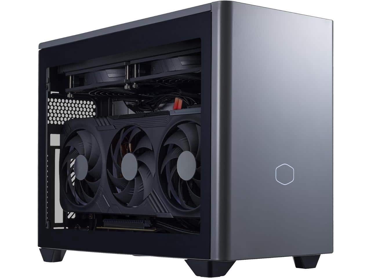 自作PC PT2 2枚 SSD128GB HDD2TB 2台 RAM16GB Cooler Master NR2 Pro Mini ITX Ryzen 7 9800X3D, RTX 5080, 32GB