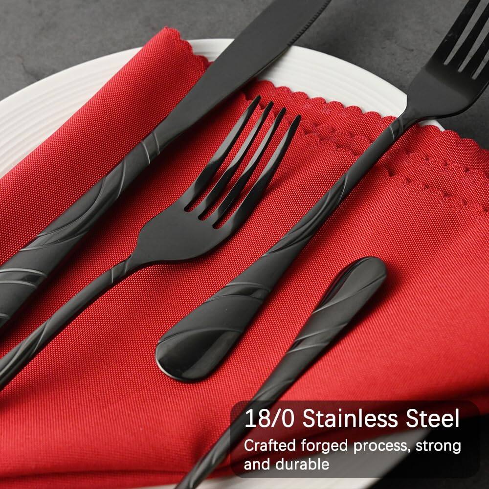 18/0 Stainless Steel  
Crafted forged process, strong and durable