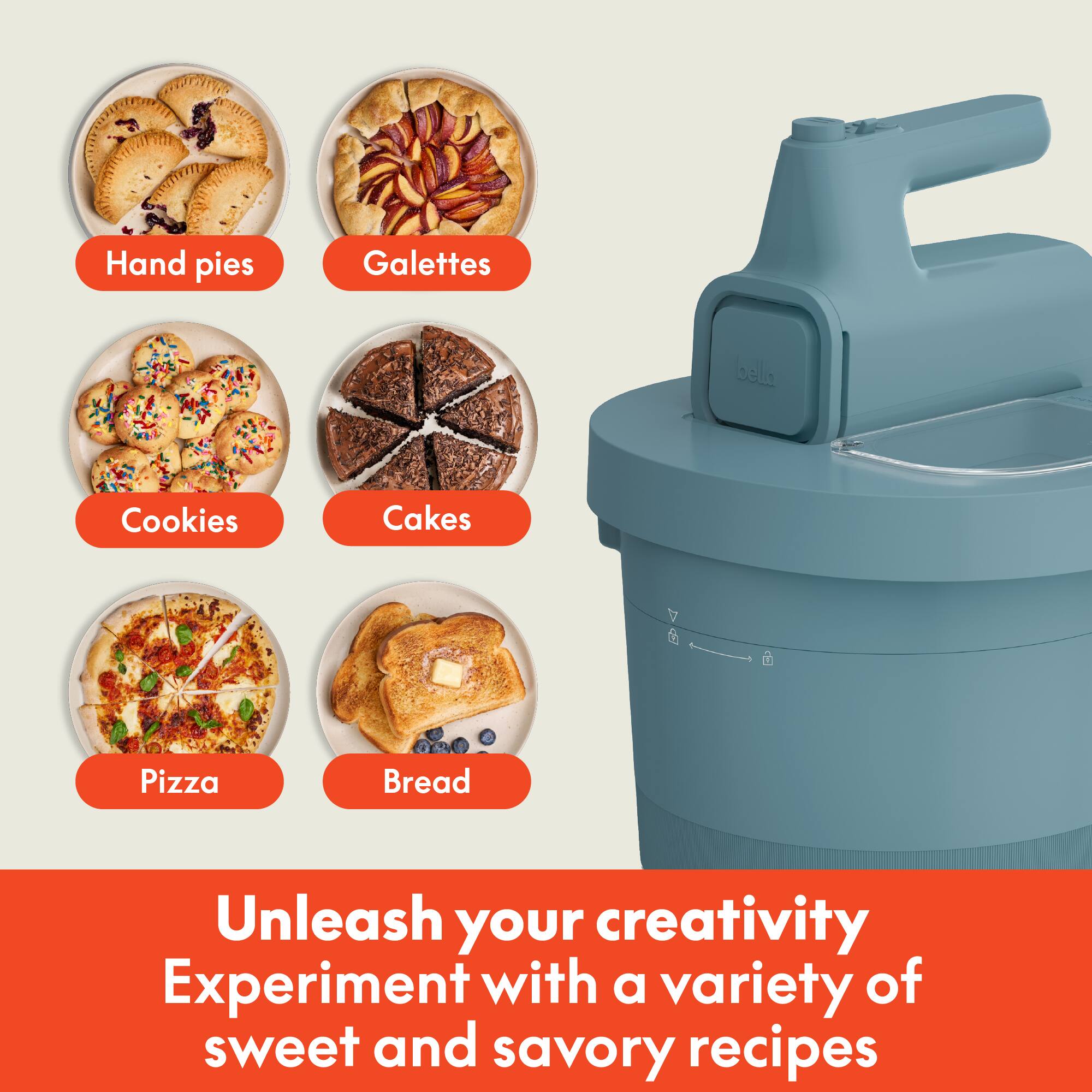 Hand pies  
Galettes  
Cookies  
Cakes  
Pizza  
Bread  

Unleash your creativity  
Experiment with a variety of sweet and savory recipes