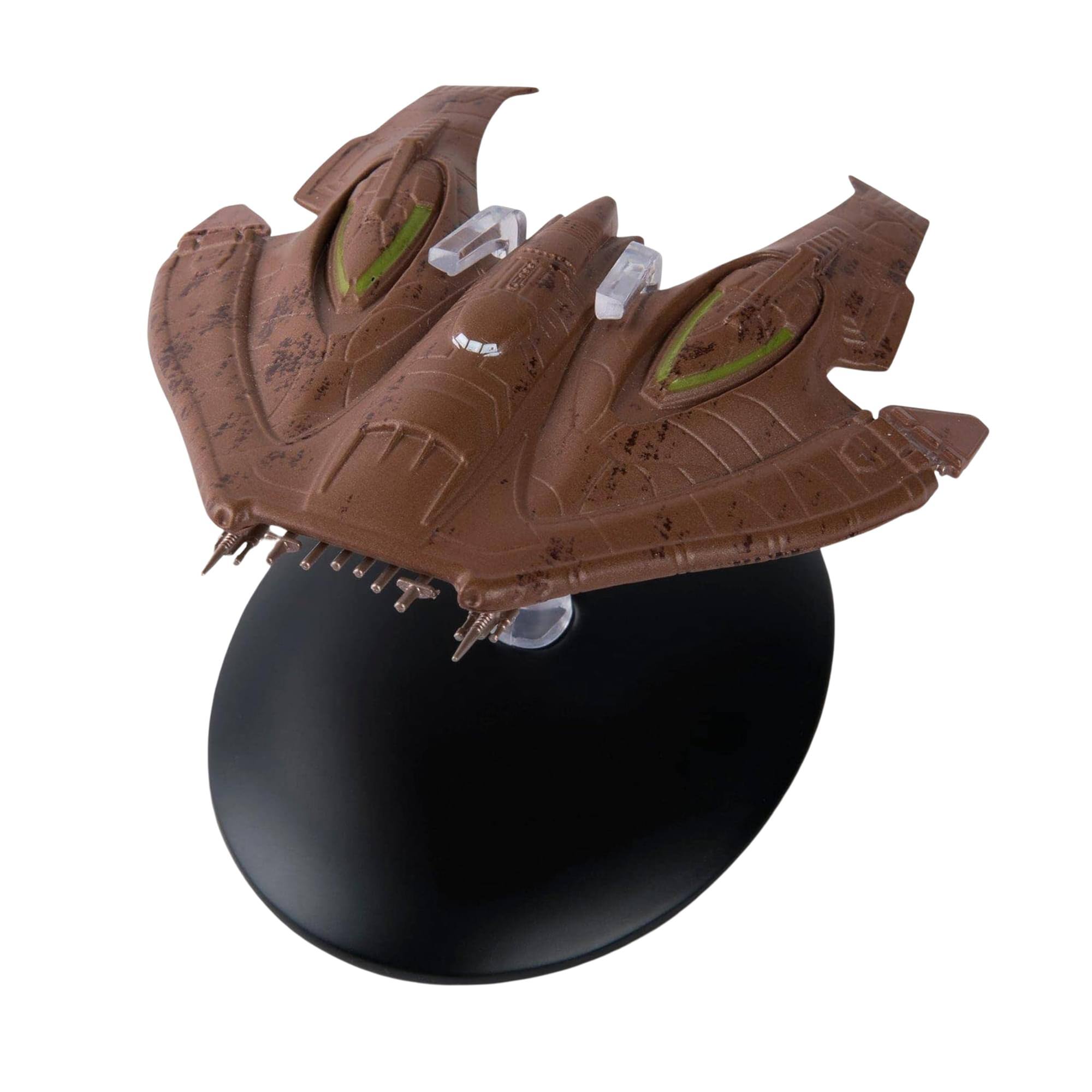 Alt View 3. Eaglemoss - Eaglemoss Star Trek Starship Replica | Nausicaan Fighter - Brown.