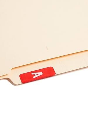 Alt View 3. Smead - AlphaZ ACCS Color-Coded Labels, A-Z Index, 2200/Box - Assorted.