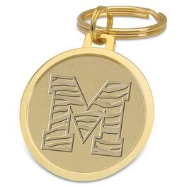 Jardine - Memphis Tigers Team Logo Split-Wire Key Ring - Gold