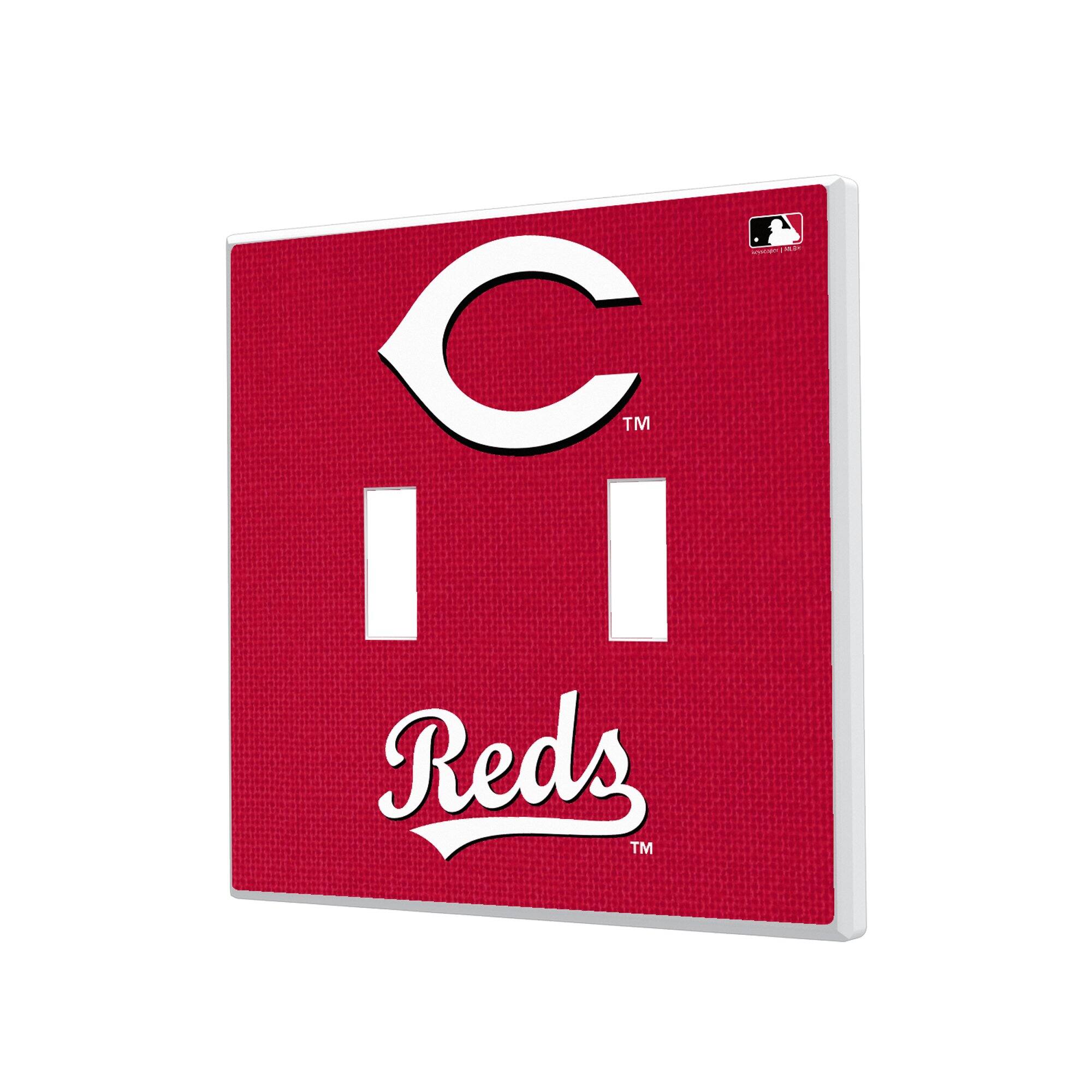 Keyscaper - Cincinnati Reds Solid Design Double Toggle Light Switch Plate - Multicolor price history on PriceWatchPro