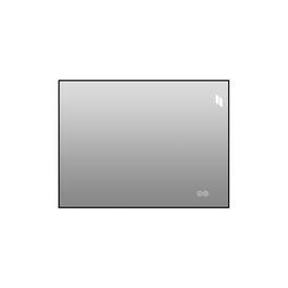 Boyel Living - 24 in x 32 in Aluminum-Framed LED Backlit Bathroom Mirror with Anti-Fog - Silver