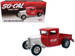 ACME - 1932 Ford Pickup Truck "So-Cal Speed Shop" Limited Edition to 500 pieces Worldwide 1/18 - Red and White