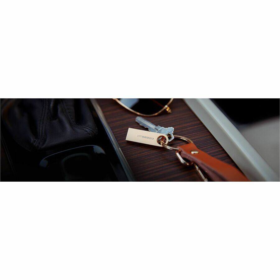Alt View 3. Kingston - Kingston DataTraveler SE9 G3 64GB USB 3.2 (Gen 1) Type A Flash Drive - 64 GB - USB 3.1 (Gen 1) Type A - 220 MB/s Read - Gold.