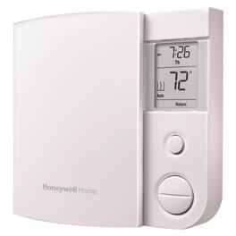 Honeywell - Home Heating and Cooling Push Buttons Programmable Baseboard Thermostat