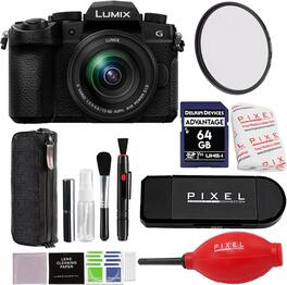 Lumix G95 Hybrid Mirrorless Camera w/ 12-60mm Lens & Advance Accessories Bundle | Panasonic Lumix DC-G95DMK