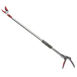 Kings County Tools - Bypass Pruning Shears for Gardening 30” Long Reach Tree Trimmer with 5/8" Max Cut Rotating Head and Ergonomic Handle