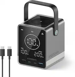 CUKTECH - 30 140W Power Bank Station 40000mAh, 144Wh Power Station for Travel/Outdoor Camping, Multi-Port for 5 Devices