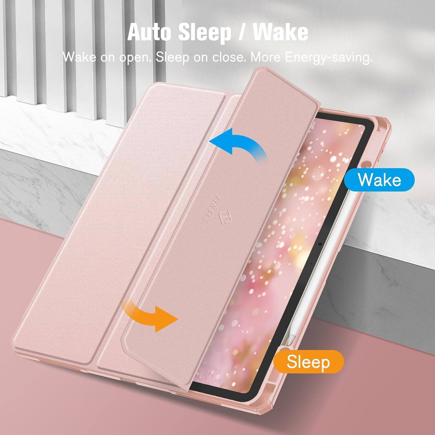 Auto Sleep / Wake  
Wake on open. Sleep on close. More Energy-saving.