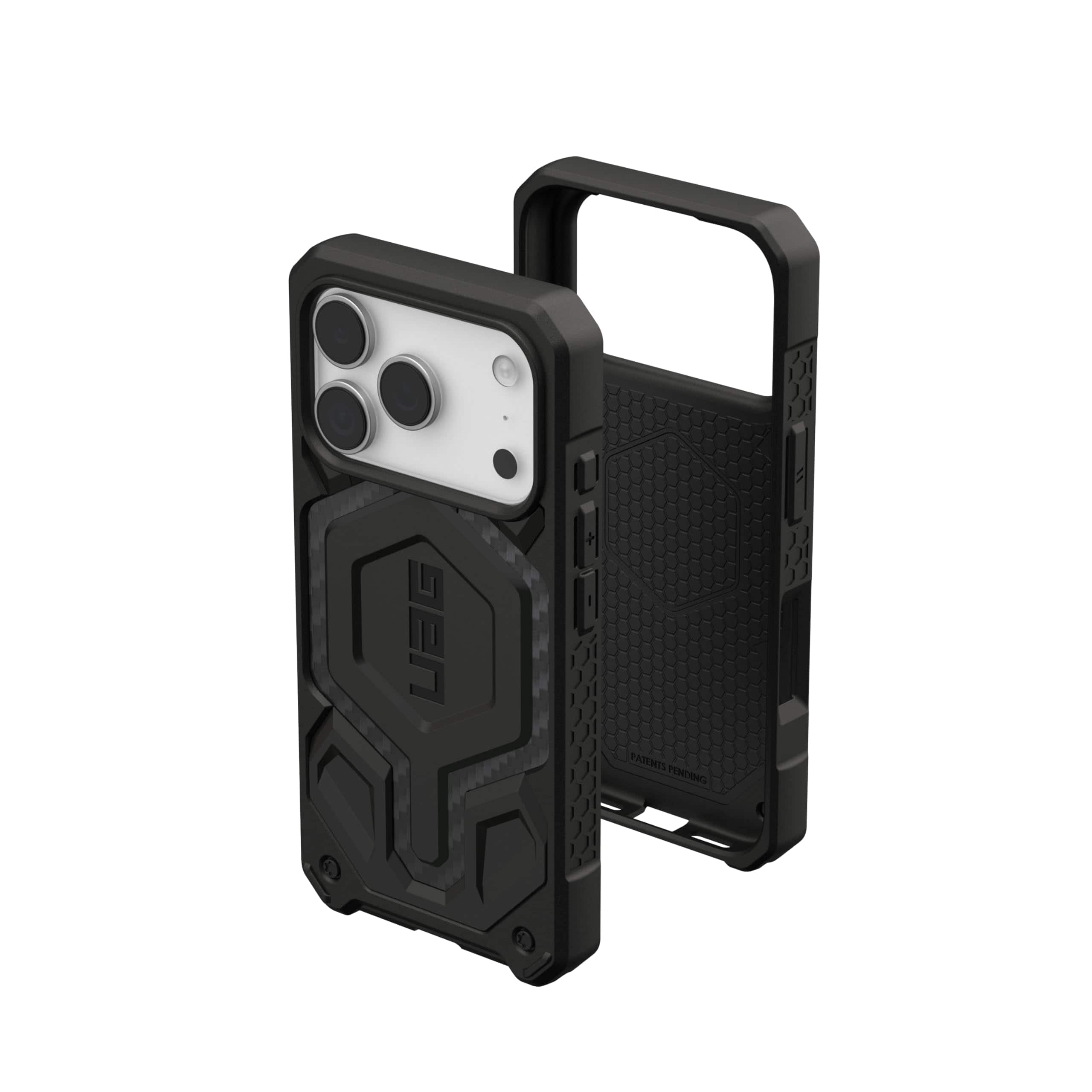 UAG - iPhone 17 Pro Case with MagSafe, Inlay, Premium Multi-Layer Rugged Protective Cover, Monarch Pro - Carbon Fiber price history on PriceWatchPro