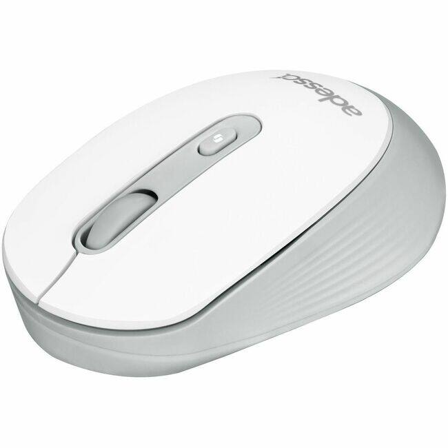 Adesso - Wireless Mouse with AI CoPilot Shortcut Button - Optical - Wireless - 30 ft - Radio Frequency - 2.40 GHz - Wireless - White