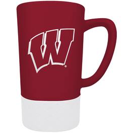 Great American Products - Wisconsin Badgers Team Logo 16oz. Laser Etched Jump Mug - Multicolor