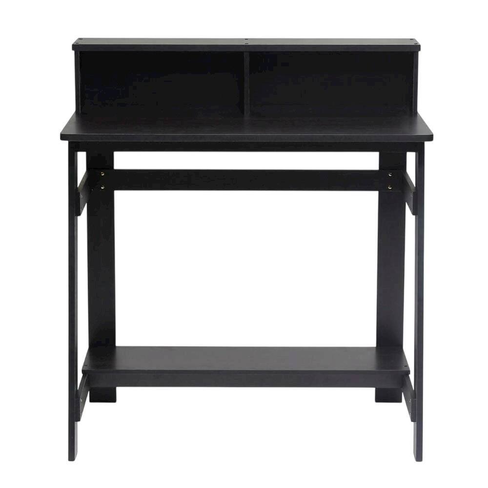 Back. BisonOffice - Espresso A Frame Computer Desk with Sleek Design and Sturdy Construction - Espresso.