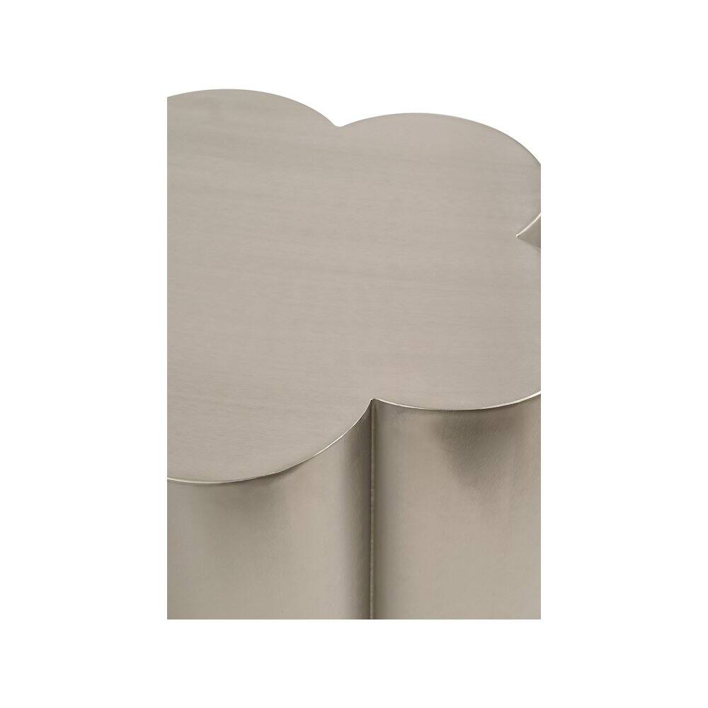 Alt View 4. Meridian Furniture - Lucky Silver Iron Coffee Table - Silver.