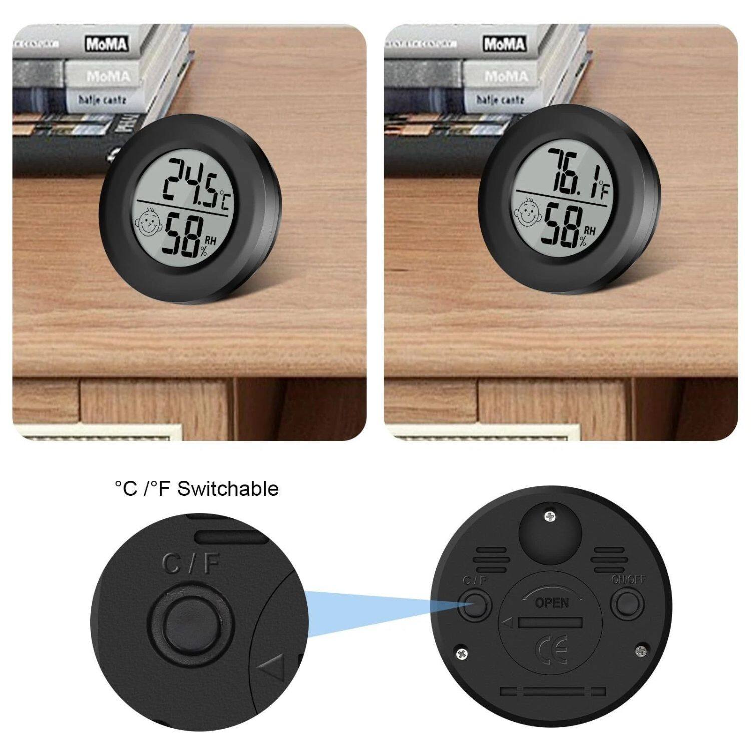 MoMA  
MoMA  
MoMA  
MoMA  
hatie cantz  

24.5°C  
58% RH  

76.1°F  
58% RH  

°C / °F Switchable  

C/F  
OPEN  
ON/OFF