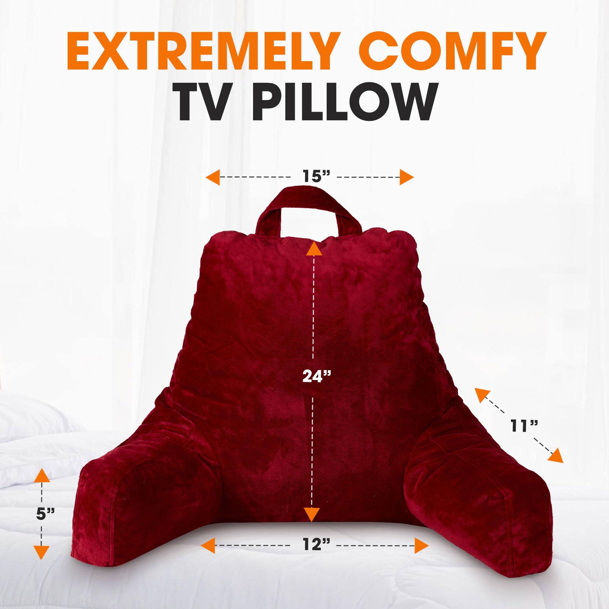 EXTREMELY COMFY TV PILLOW

15"
24"
11"
5"
12"