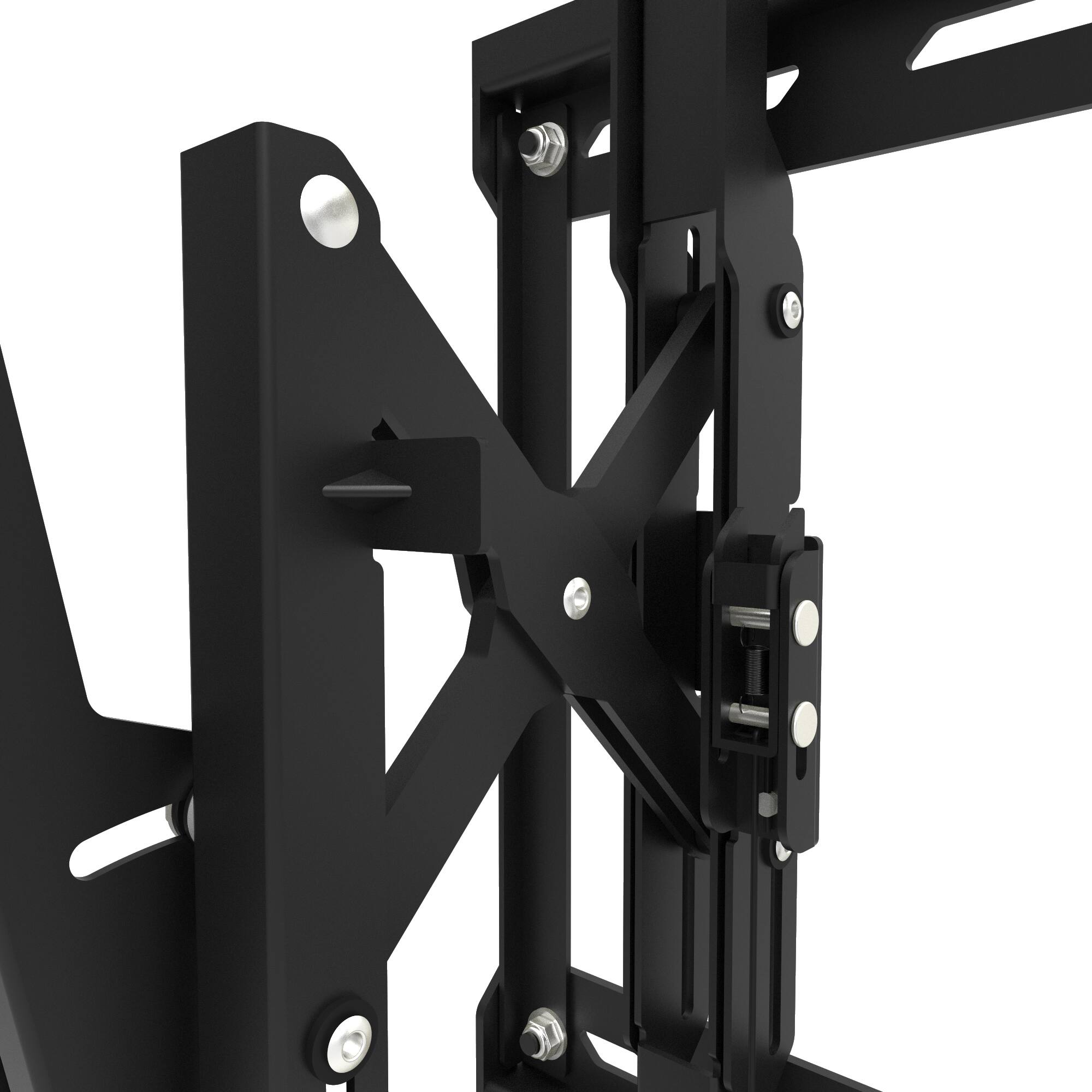 Alt View 5. Kanto - Extendable Tilting Outdoor Weatherproof Locking TV Wall Mount for 45” to 100” TVs - Black.