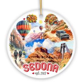 OrnamentallyYou - Breathtaking Sedona Landmarks Handmade Ornament Vintage Arizona Travel Christmas Souvenir - Multi-colored