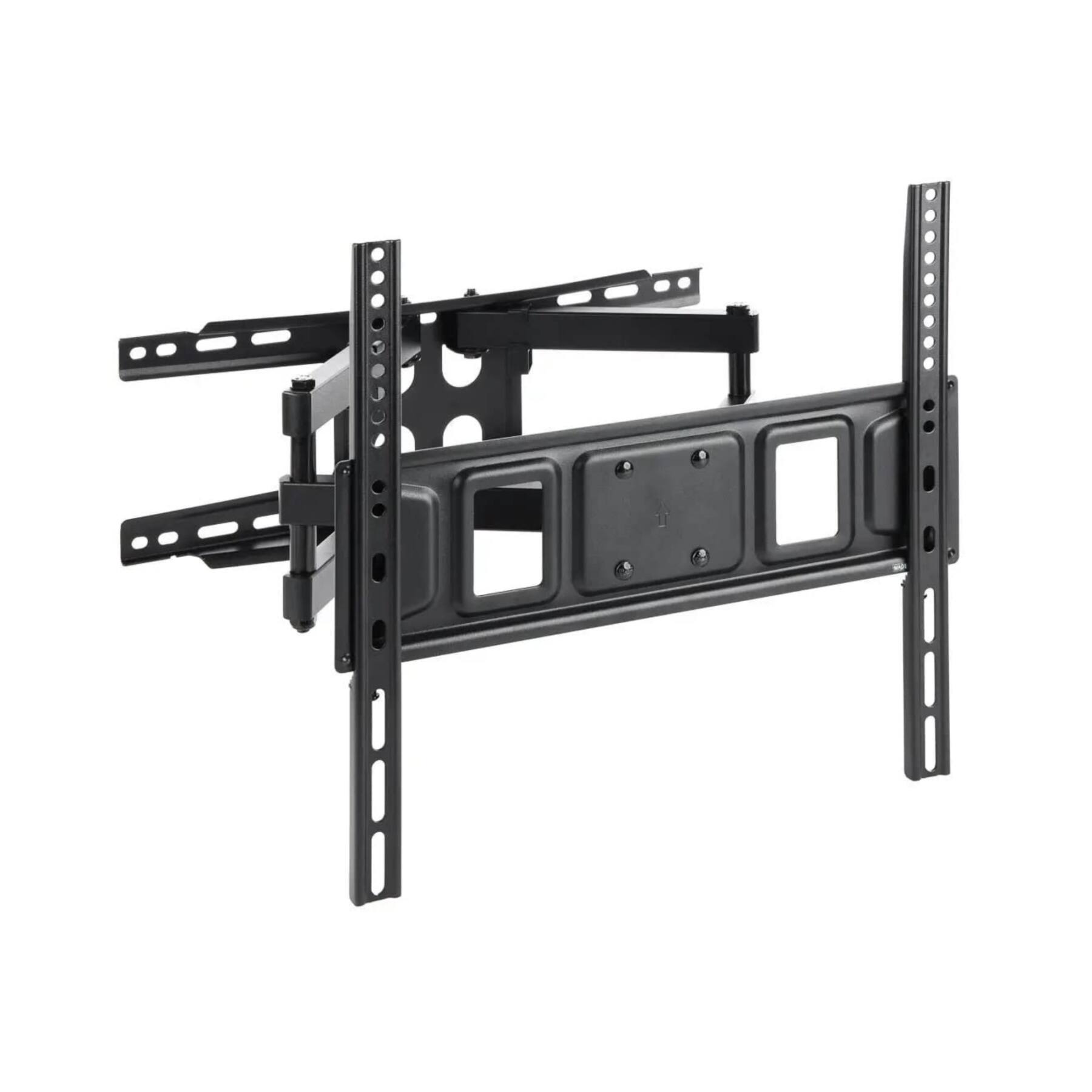 Back. Dazzed Corner - Full Motion TV Wall Mount for 32–70 in. TVs, VESA 400x400, Curved Screens - Black.