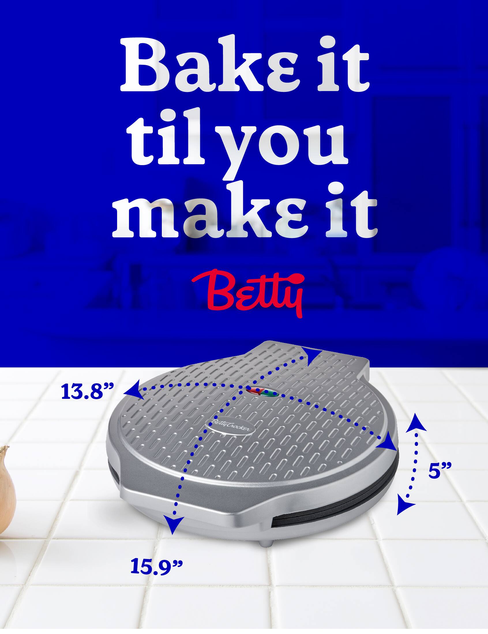 Bake it til you make it Betty 13.8" 15.9" BatleCooken 5"