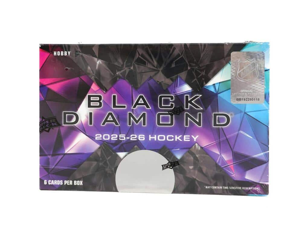 2025-26 Upper Deck Black Diamond Hockey Hobby Box price history on PriceWatchPro
