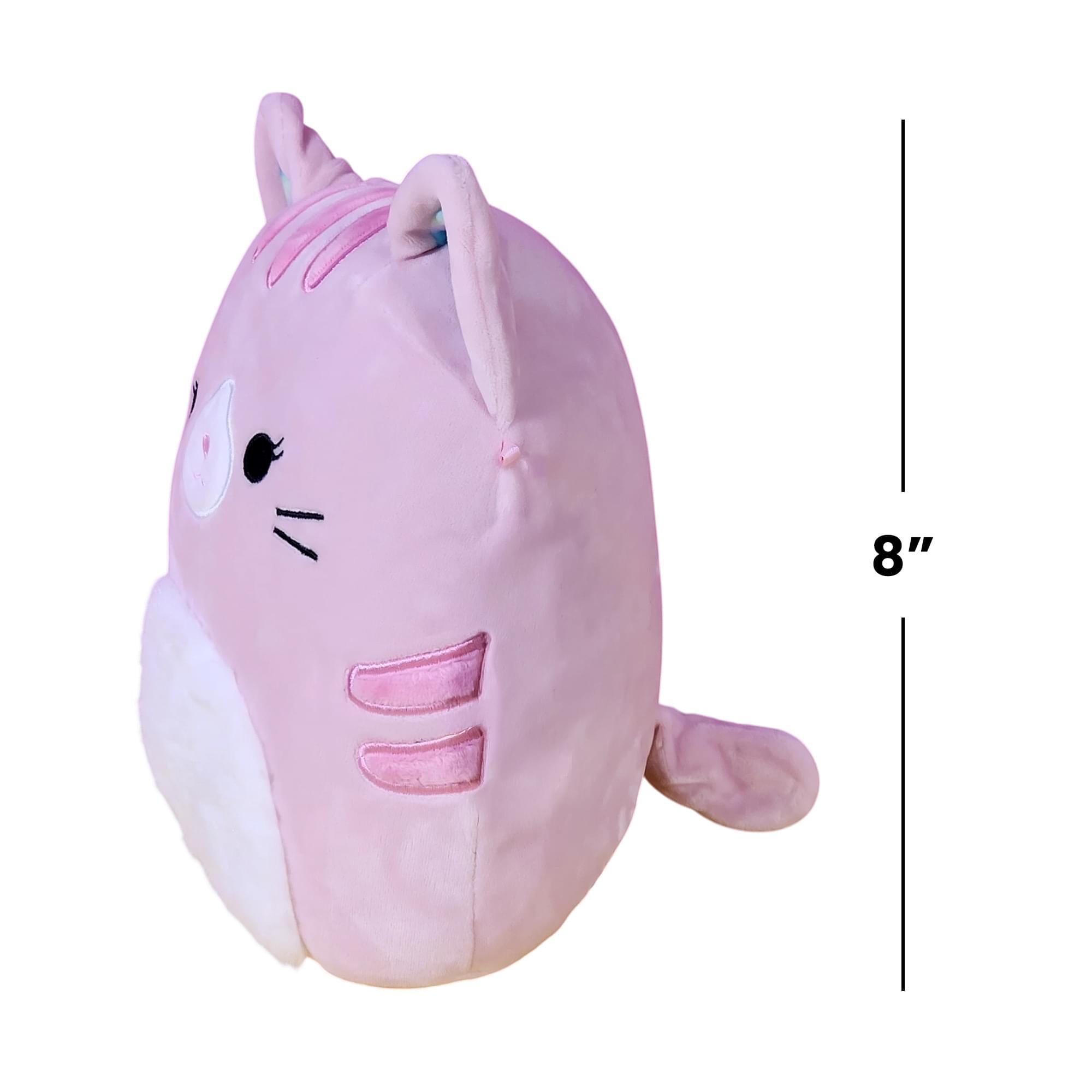 Alt View 1. Kellytoy - Squishmallows 8 Inch Plush | Filippa The Cat - Pink.