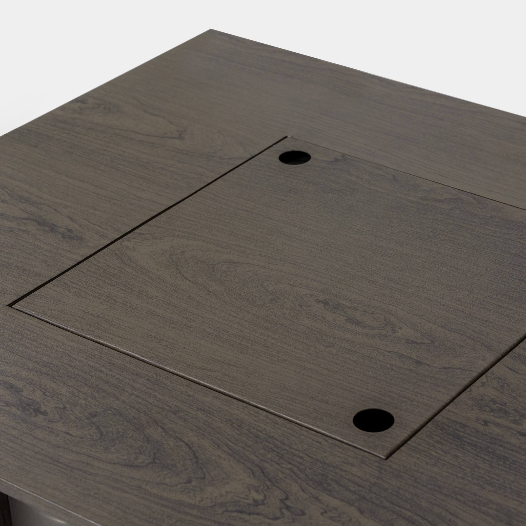 Alt View 10. PexFix - 54 in. Iron Fire Pit Table w/ Ice Bucket Design & Waterproof Cover – Perfect for Patios & Outdoor Entertaining - Grey.