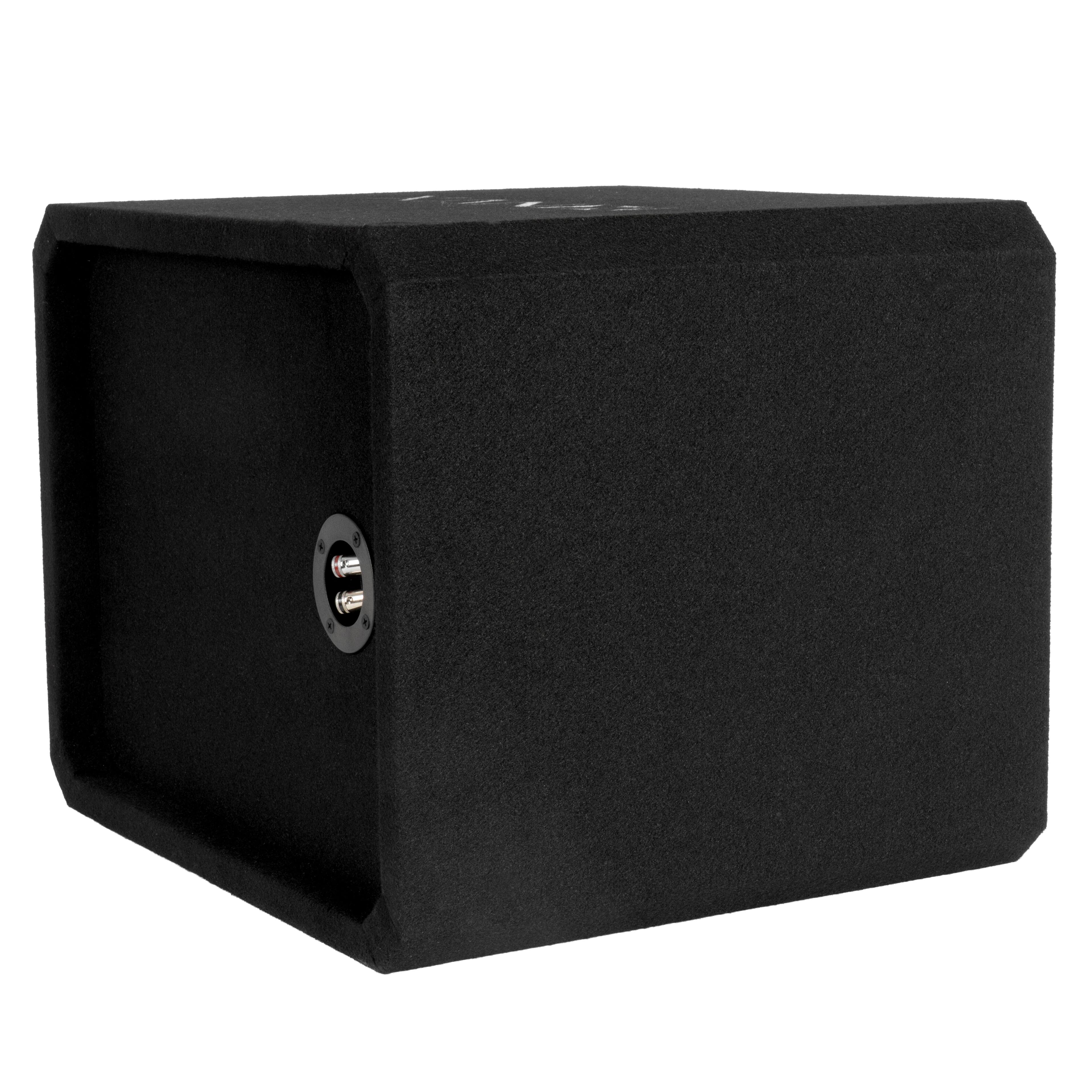 Alt View 3. NVX - NE101P Single 10" Slot Ported 3/4" MDF Subwoofer Enclosure.