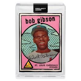 Topps - PROJECT 2020 Card 361 - 1959 Bob Gibson by Joshua Vides - Pink