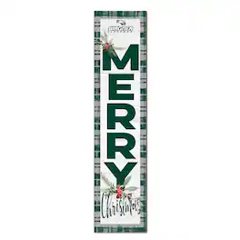 Jardine - Wagner College Seahawks 12'' x 48'' Outdoor Merry Christmas Leaner - White