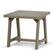 Angle. Simpli Home - Sawhorse End Table - Distressed Grey.