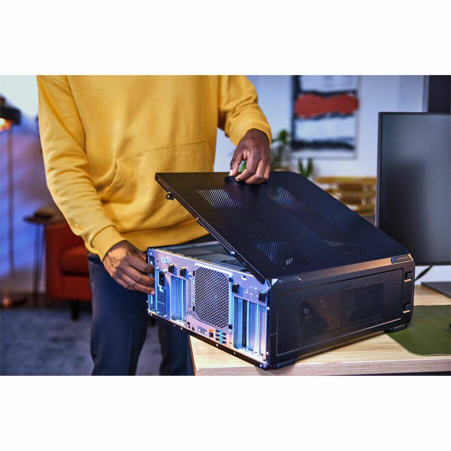 Alt View 4. HP - HP Z8 Fury G5 Workstation - 1 x Intel Xeon w7-3545 - 16 GB - 512 GB SSD - Tower - Black - Smart Buy - Intel W790 Chip - Black.