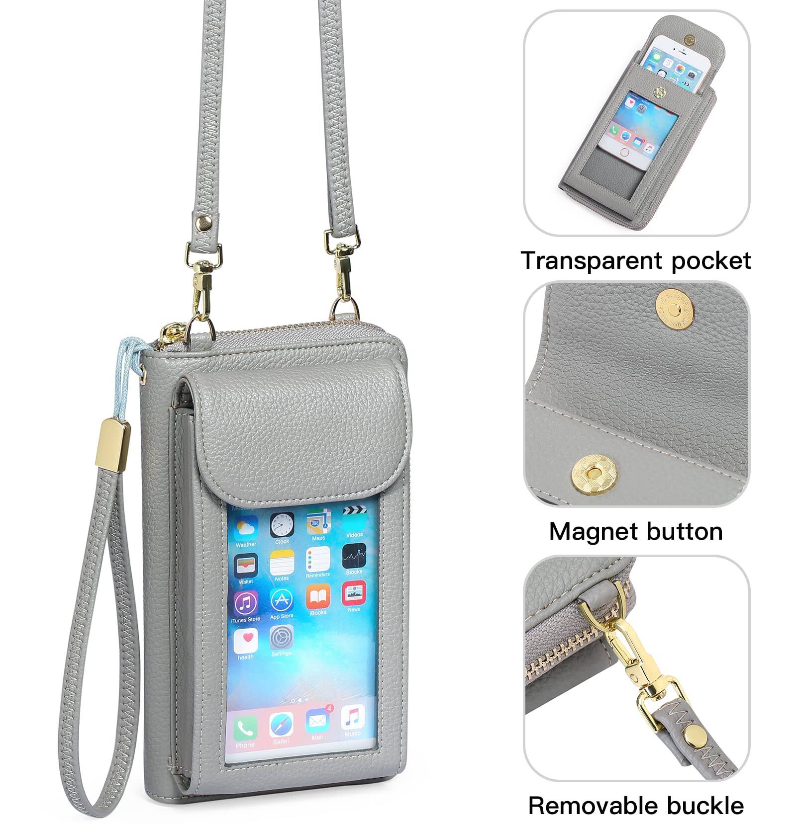 1. Transparent pocket
2. Magnet button
3. Removable buckle