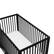 Alt View 12. Graco - Teddi 5-in-1 Convertible Crib with Drawer - Black.