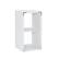 Left. Linon Home Décor - Chabis 2-Cubby Storage Cabinet - White.
