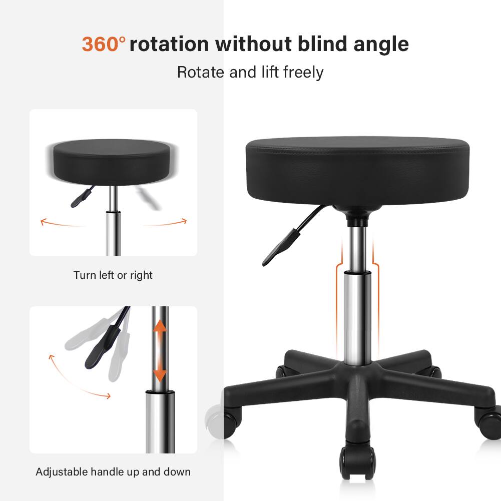 360° rotation without blind angle  
Rotate and lift freely  

Turn left or right  

Adjustable handle up and down